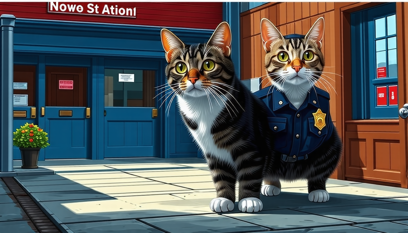 découvrez comment les chats font-ils ronronner les commissariats de police dans ce secret dévoilé !