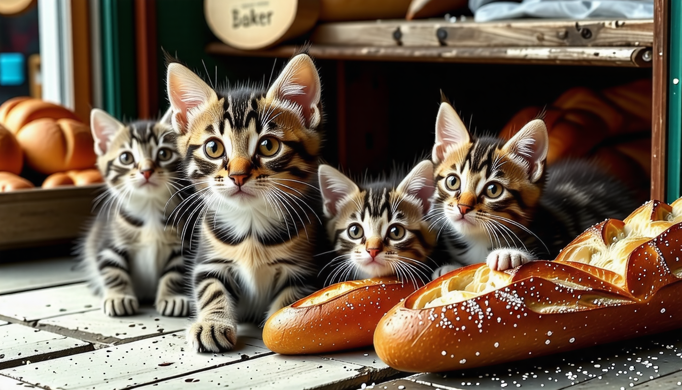 découvrez que faire des chatons abandonnés devant chez le boulanger et profitez d'une offre spéciale : un chat offert pour une baguette ! adoptez un chaton et savourez une délicieuse baguette fraîche.
