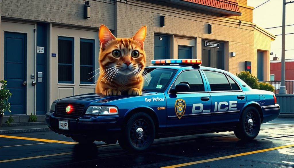 découvrez le secret dévoilé de la manière dont les chats font ronronner les commissariats de police dans cet article captivant !
