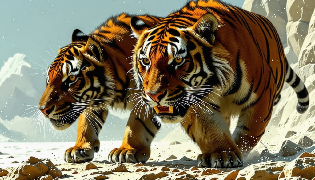 découvrez l'évolution des tigres à dents de sabre, de mignons chatons à redoutables prédateurs, dans cet article captivant.