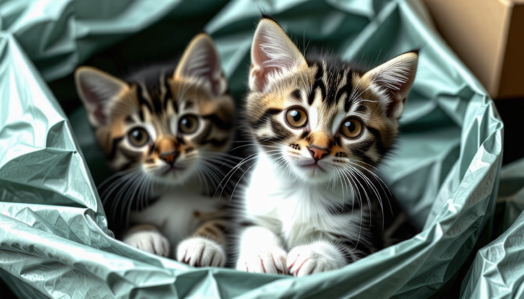 découvrez l'incroyable histoire de deux adorables chatons sauvés d'un sac poubelle à moulins, et apprenez qui les a secourus de la mort certaine.