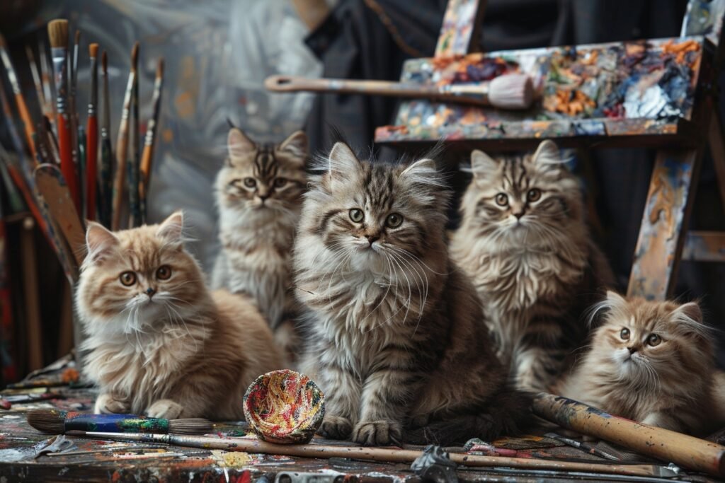 Les chats et l’art : Comment ils inspirent les artistes