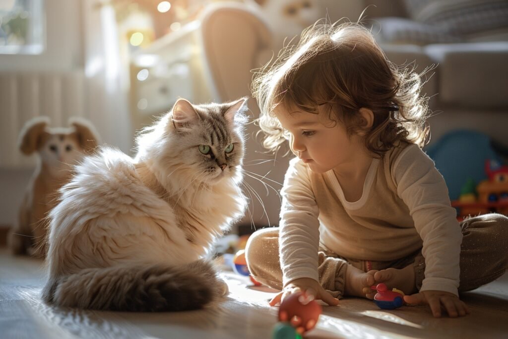 Les effets bénéfiques des chats sur les enfants