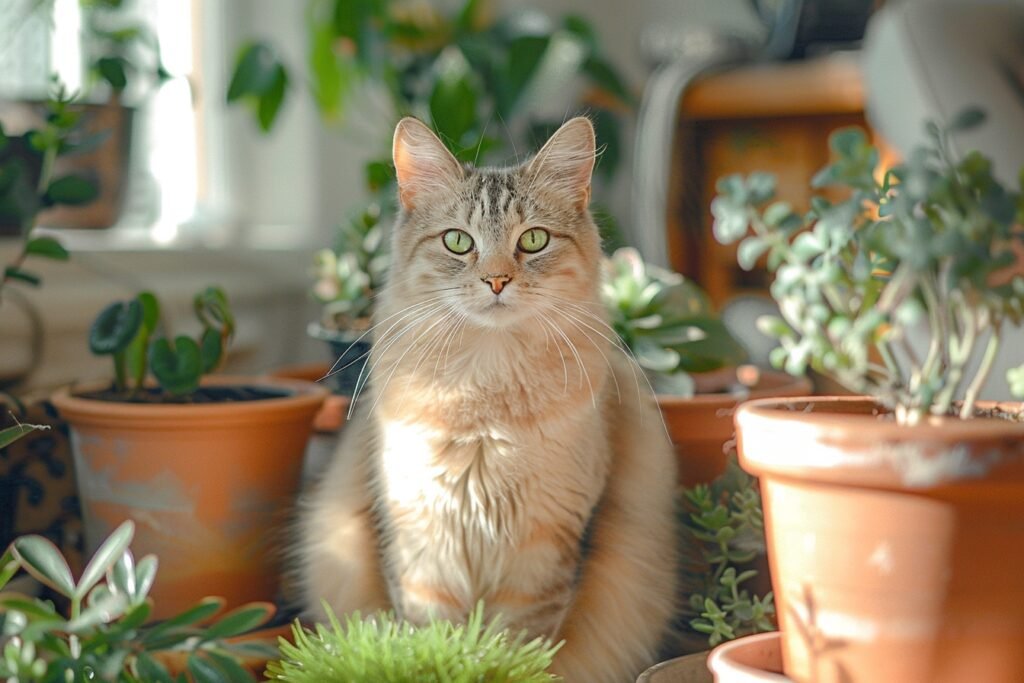Pourquoi les chats aiment l’herbe : Explications et précautions