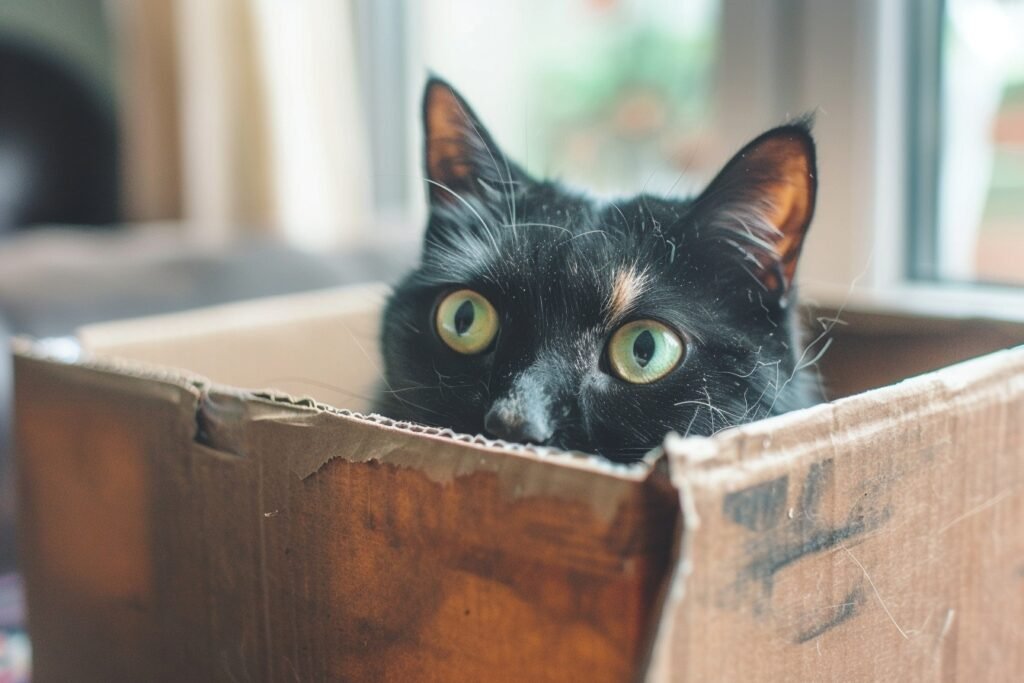 Pourquoi les chats sont-ils fascinés par les boîtes ?