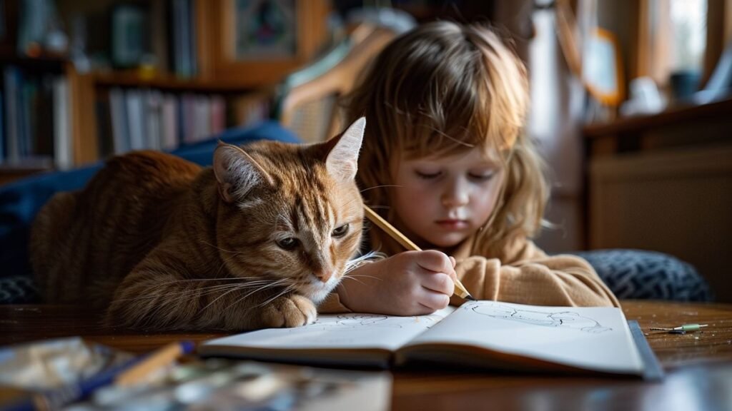 Les effets bénéfiques des chats sur les enfants