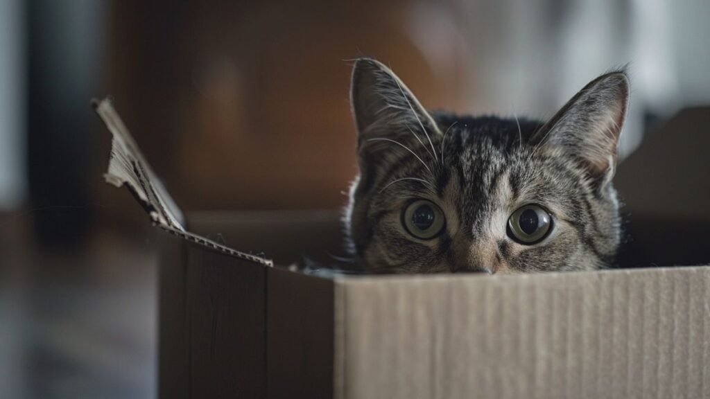 Pourquoi les chats aiment-ils tant les boîtes ?