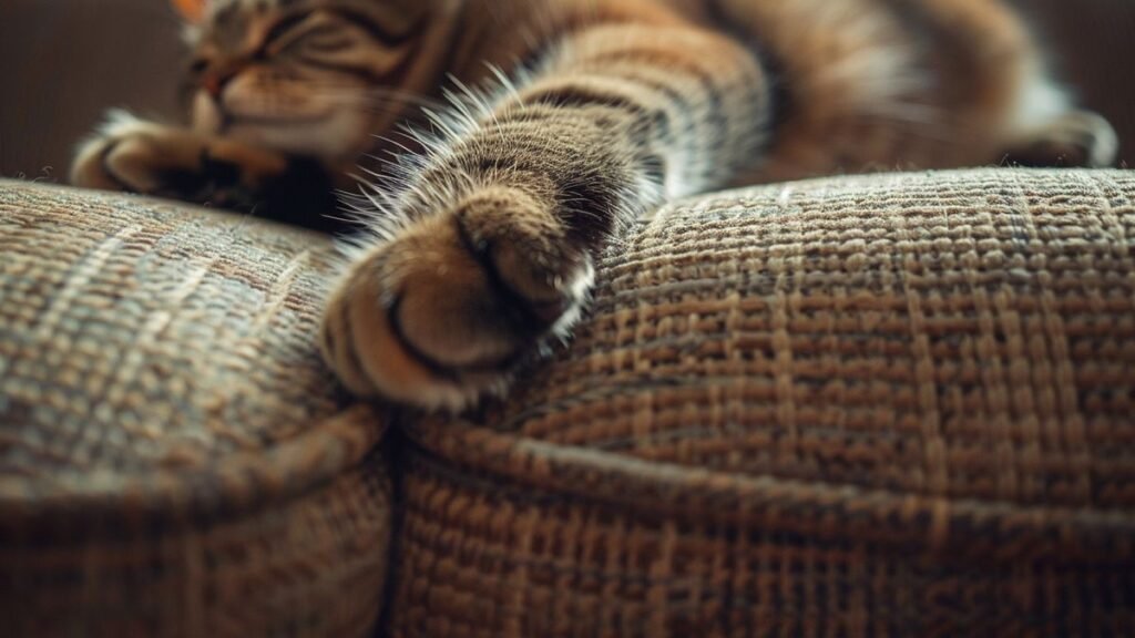 Pourquoi les chats font-ils des biscuits ? Comportement expliqué